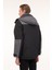 ml All Long Coat 4pr Siyah Erkek Uzun Kaban 2