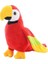 9.84 "papağan Doldurulmuş Hayvan Sevimli Kuş Peluş Parakeet Kucaklama Oyuncak Çocuklar Için Hediyeler, Kırmızı (Yurt Dışından) 1