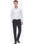 Beyaz Düz Slim Fit Dokuma Klasik %100 Pamuk Gömlek 3