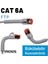 Irenıs 50 cm CAT6A U/ftp 90° Bükülebilir Kablo 2