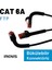 Irenıs 50 cm CAT6A U/ftp 90° Bükülebilir Kablo 1