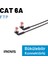 Irenıs 50 cm CAT6A U/ftp 90° Bükülebilir Kablo 6