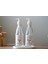3lü Set Beyaz Suya Dayanıklı Etiket Cam Şişe Bulaşık Deterjanlık Sıvı Sabun 2X330ML+BEYAZ Altlık BOŞ 1