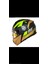 966 WX92 Çene Açılır Mat Siyah-Neon-Gold Kask 1