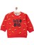 Basic Az Şardonlu Wild One Baskılı Sweatshirt Erkek Bebek 1