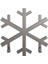 Snowflake Paslanmaz Çelik Havlupan Modern Tasarım Satine 60X60 cm 1