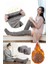 Sock Peluş Uyku Çorabı Welsoft Diz Üstü Oda Çorabı Ayak Isıtıcı Uzun Gonç Çorap 2