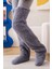 Sock Peluş Uyku Çorabı Welsoft Diz Üstü Oda Çorabı Ayak Isıtıcı Uzun Gonç Çorap 4