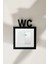 Dekoratif Priz Çerçevesi Mdf Wc 1
