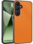 Samsung Galaxy S24 Plus Pu Deri Kaplamalı Pc+Tpu Düşmeyi Önleyici Telefon Kapağı (Yurt Dışından) 1