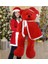 Ayıcı Oyuncak 130 cm Yılbaşı Şapkalı ve Pelerinli Noel Ayıcık 1