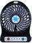 2x Taşınabilir Şarj Edilebilir Mini Fan Hava Soğutucu Mini Masa Fanı USB Soğutma Şarj Edilebilir El Fanları Siyah (Yurt Dışından) 4