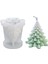 Silikon Kalıp Dekoratif Yılbaşı Noel Ağacı Noel Dekorasyon Mum Kalıbı 8x7.8 cm 1