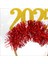 Yılbaşı 2025 Simli Taç - Altın 3