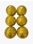 Tekno Trust - 6 Adet Strafor Simli Cici Top 4 cm Gold 209078 1
