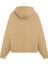 Unisex Sütlü Kahverengi Oversize Fit Pamuklu Kapüşonlu Sweatshirt 2