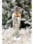 Tekno Trust 30 cm Kılıçlı Fındıkkıran Gümüş Gri Beyaz Renkli Kurşun Asker Nutcracker Yılbaşı Yeni Yıl Dekoru 2