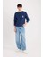 Lacivert Erkek Sweatshirt D3670AX/NV241 2