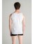 Erkek Beyaz Pamuklu Penye Askılı Atlet 2