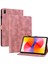 Huawei Matepad Se 11 Kılıf Zambak Çiçeği Baskılı Deri Tablet Kılıfı Kart Yuvalı-Pembe (Yurt Dışından) 1