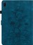 Honor Pad X8A Kılıf Zambak Çiçeği Künye Kart Yuvaları Deri Tablet Kapak-Mavi Için (Yurt Dışından) 5