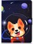 Darbeye Dayanıklı Desen Baskı Kartı Yuvası Standı Pu Deri Tablet Kılıfı Huawei Mediapad T3 10-Havacılık Köpek (Yurt Dışından) 2
