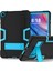 Huawei Matepad Se Için 10.4 Inç Robot Tarzı Kılıf Silikon + Pc Renk Kontrast Kickstand Tablet Kapağı-Siyah/mavi (Yurt Dışından) 1