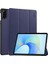 Enkay Hat Prens Koruyucu Kapak Honor Pad X8 Pro/x9, Üç Katlı Stand Pu Deri + Pc Akıllı Tablet Kılıfı-Koyu Mavi (Yurt Dışından) 1