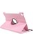 Huawei Mediapad M5 10/m5 10(Pro)-Pembe Için Döner Standlı Litchi Deri Kılıf Kabuk (Yurt Dışından) 5