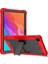 Huawei Matepad T 10S 10.1 Inç/t 10 9.7 Inç Darbeye Dayanıklı Tablet Kabuk Kickstand Silikon + Pc Toz Geçirmez Kapak Kılıf-Kırmızı + Siyah (Yurt Dışından) 1