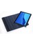 Huawei Mediapad M5 Lite 10/c5 10-Koyu Mavi Için Döner Standlı Litchi Deri Deri Tablet Kılıfı (Yurt Dışından) 4