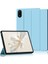 Honor Pad 9 Pro Kılıf Pu Deri Tpu Geri Tam Koruma Üç Katlı Stand Tablet Kapak-Mavi (Yurt Dışından) 1