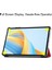 Honor Pad V8 Üç Katlı Stand Tablet Kılıfı Için Otomatik Uyku / Uyandırma-Kırmızı ile Pu Deri Tam Koruyucu Kapak (Yurt Dışından) 5