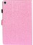 Huawei Mediapad M5 Lite 10-Pembe Için Kart Yuvalı Simli Toz Parlak Deri Akıllı Kılıf (Yurt Dışından) 3
