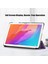 Üç Katlı Stand Desen Baskı Deri Kılıf Akıllı Tablet Kapağı Huawei Matepad T 10S/T 10/tadını Çıkarın Tablet 2-Galaxy Desen (Yurt Dışından) 4