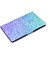 Huawei Matepad T10S/T10 Tablet Kabuk-Parlak Mavi Için Desen Baskı Deri Stand (Yurt Dışından) 5
