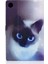 Huawei Matepad T10S/T10 Tablet Shell-Cool Cat Için Desen Baskı Deri Stand (Yurt Dışından) 3