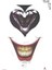 Gerçekci Joker Geçici Dövme Tattoo 1