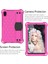 Petek Tasarım Eva + Pc Malzeme Dört Köşe Düşme Önleyici Düz Koruyucu Shl Kayışlı Huawei Matepad T8 8.0(2020) Rosered+Black (Yurt Dışından) 2