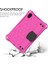 Petek Tasarım Eva + Pc Malzeme Dört Köşe Düşme Önleyici Düz Koruyucu Shl Kayışlı Huawei Matepad T8 8.0(2020) Rosered+Black (Yurt Dışından) 3