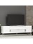 DEKOLP4CT Tv Sehpası Beyaz-Gümüş 2