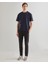Erkek Lacivert Regular Fit Bisiklet Yaka Logolu T-Shirt 2324360T.410 3