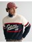 Erkek Lacivert Relaxed Fit Bisiklet Yaka Logolu Kazak 8040206.433 3