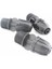 1/2 "erkek Konu 3/8" Kilit Microtube Uydurma Düz Konnektör Damla Sulama Parçaları Yağmurlama Spraers Hortum Aksesuarı 10 Adet 3
