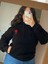 Kadın 3 Iplik Şardonlu Desenli Sweatshirt 3