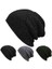 Unisex Örgü Baggy Beanie Kış Şapka Açık Kayak Slouchy Chic Örme Kap (Gri) (Yurt Dışından) 2