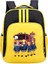 Ilköğretim Okul Sırt Çantası Yeni Karikatür Sırt Çantası Itfaiyeci Sam Baskı Çocuklar Ilkokul Çantası (Sarı) (Yurt Dışından) 1