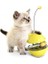 Kedi Tumbler Oyuncak Kedi Yemek Dağıtıcı Kedi Yavaş Besleyici (Sarı) (Yurt Dışından) 1