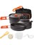 Kamp Tencere Seti Açık Çaydanlık Sofra Seyahat Mutfak Tencere Gereçleri Piknik Pişirme Ekipmanları Tencere Seti Kamp Malzemeleri | Açık Hava Tablosu (Yurt Dışından) 3
