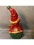 El Yapımı Kardan Adam Biblo ve Seramik Tealight Mumluk Seramik Ev Ikili Set 2